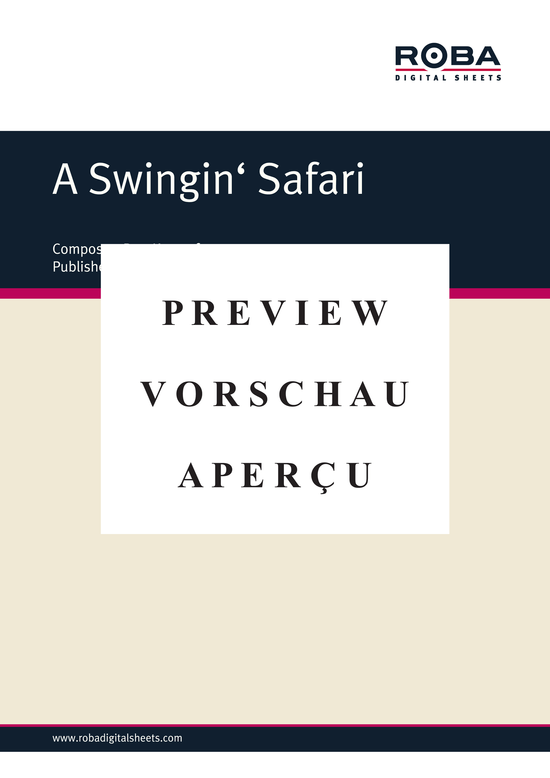 gallery: A Swingin Safari , Kaempfert, Bert, (Klavier Solo)