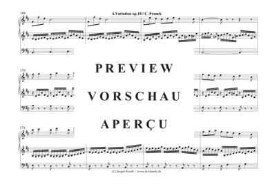 gallery: Variation  aus Prelude, Fugue et Variation pour orgue op.18 FWV 30 , , (Orgel Solo)