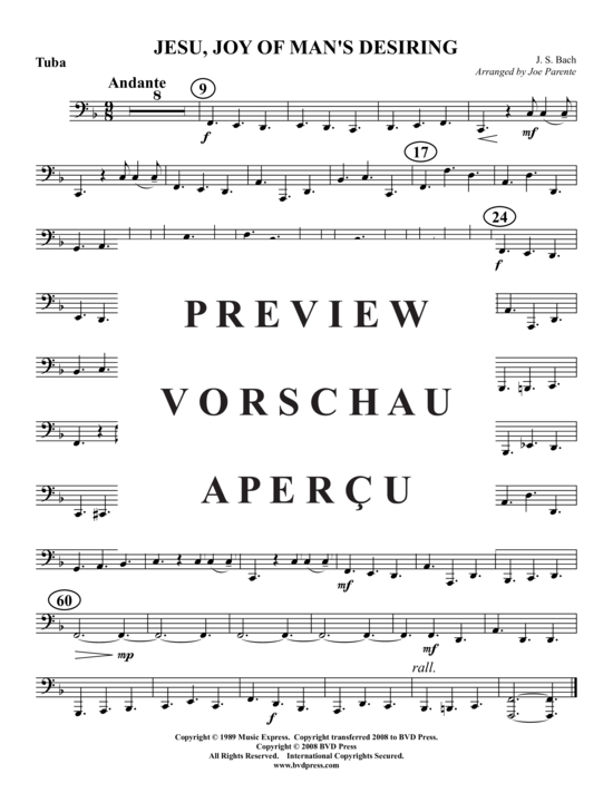 gallery: Jesu bleibet meine Freude , , (Blechbläserquintett)