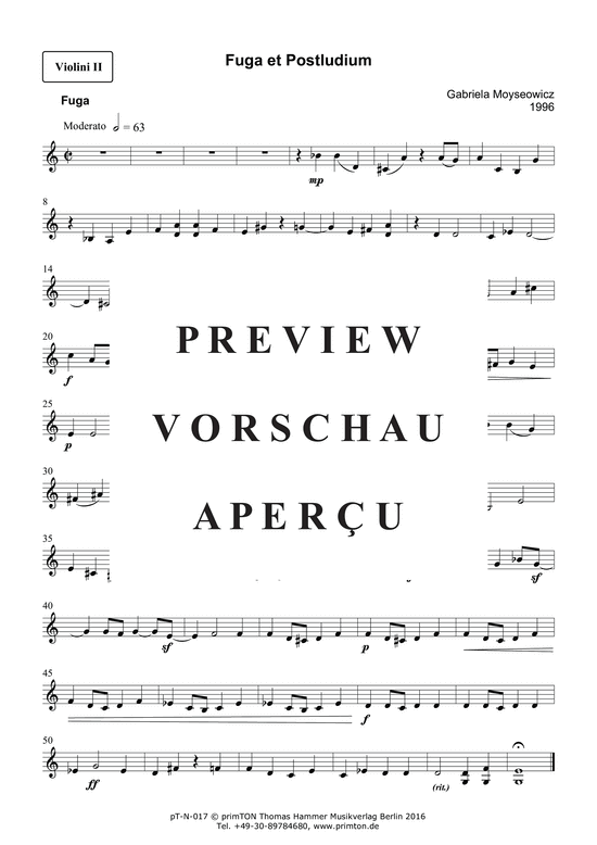 gallery: Fuga et Postludium für Streichensemble (1996) , ,  (Streicher Ensemble)