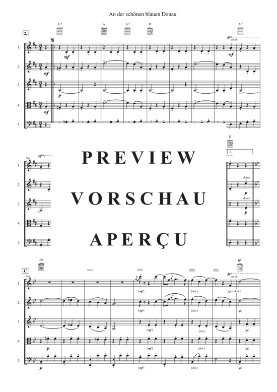 gallery: An der schönen blauen Donau , , (Quintett flexible Besetzung)