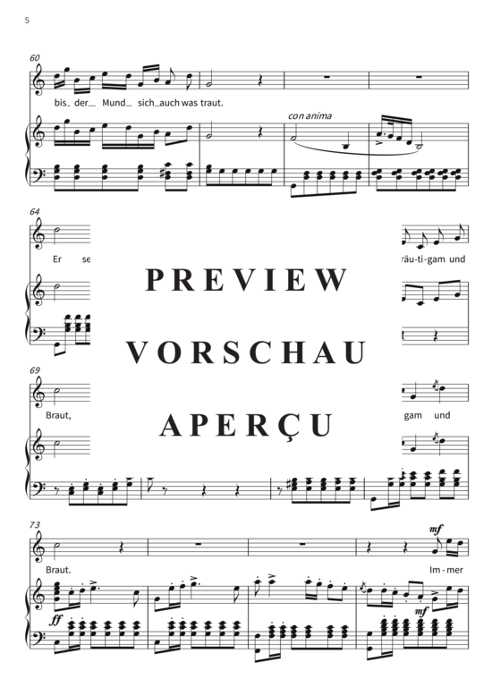 gallery: Kommt ein schlanker Bursch gegangen - aus der Oper Der Freischütz , , (Gesang + Klavier)