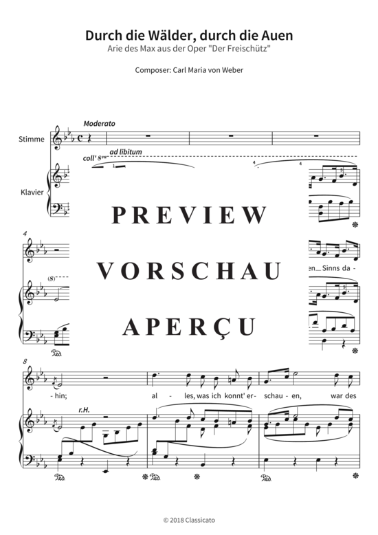 gallery: Durch die Wälder, durch die Auen - Arie des Max aus der Oper Der Freischütz , , (Gesang + Klavier)