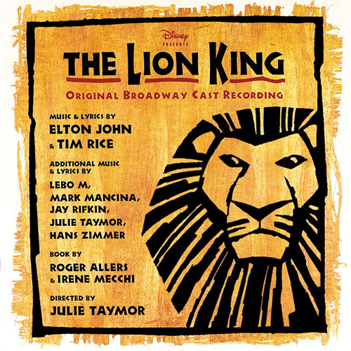 cover: Nants' Ingonyama (Stage Version) (from The Lion King: Broadway Musical), Elton John, Hans Zimmer, The Lion King (Musical), Klavier