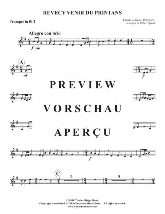 gallery: Revecy Venir du Printans , , (Blechbläserquintett)