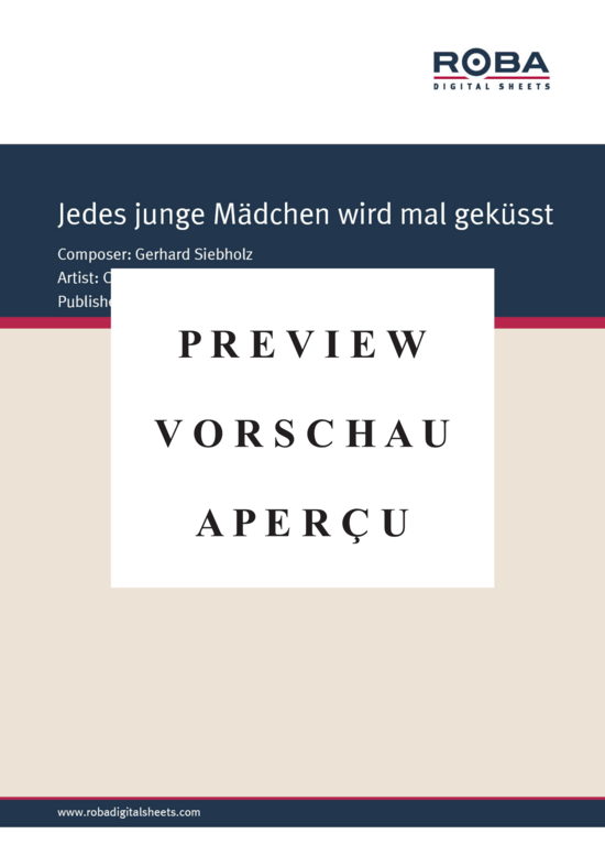 gallery: Jedes junge Mädchen wird mal geküsst , , (Klavier + Gesang)