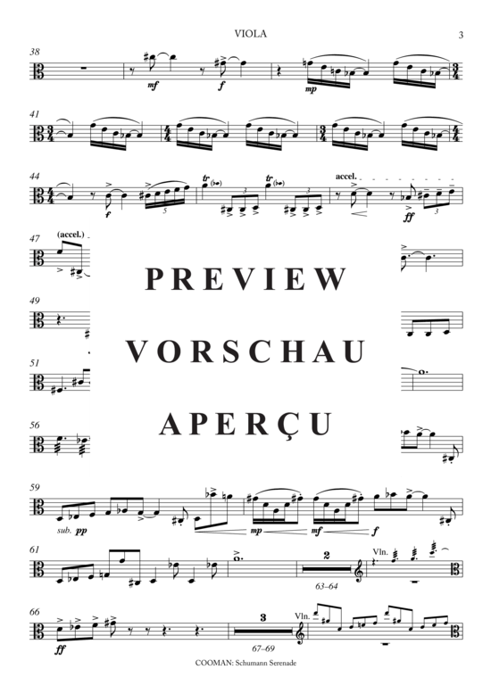 gallery: Schumann Serenade , , (Streicher Trio für Violine, Viola, Violoncello)