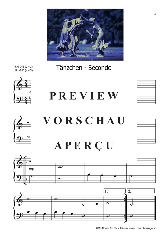 gallery: ABC-Album 01 Klavieralbum für 4 Hände , , (Klavier vierhändig)