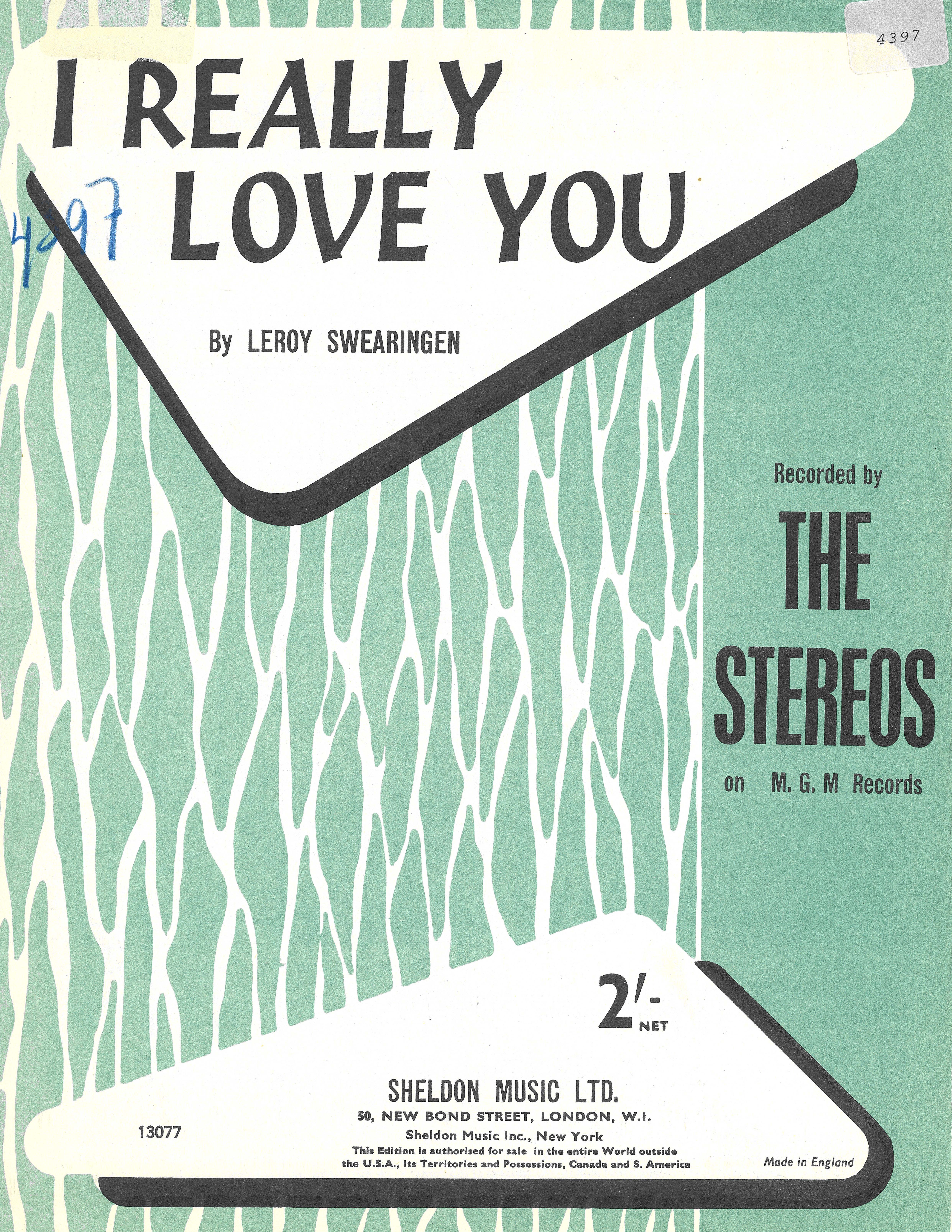 cover: I Really Love You, The Stereos, Gesang, Gitarre, Klavier