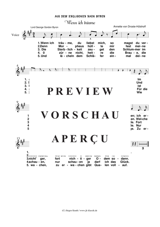 gallery: Wenn ich träume, Aus dem Englischen nach Byron , , (Klavier + Gesang)
