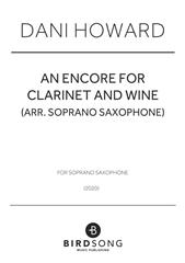 Produktbild zu: An Encore for Clarinet and Wine