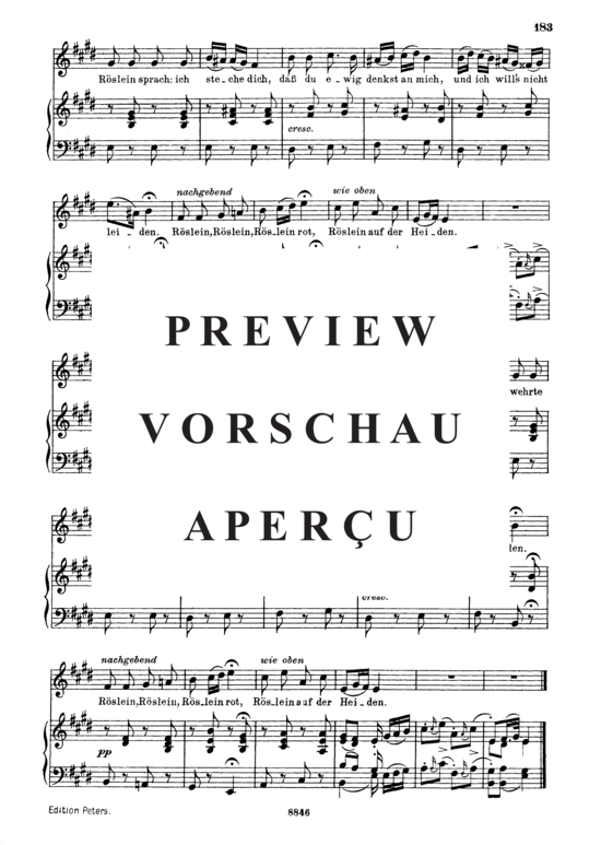 gallery: Heidenröslein D.257 , , (Gesang mittel + Klavier)