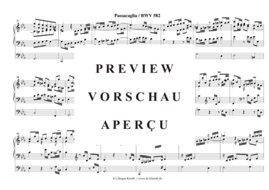 gallery: Passacaglia  c-moll BWV582 , , (Orgel Solo)