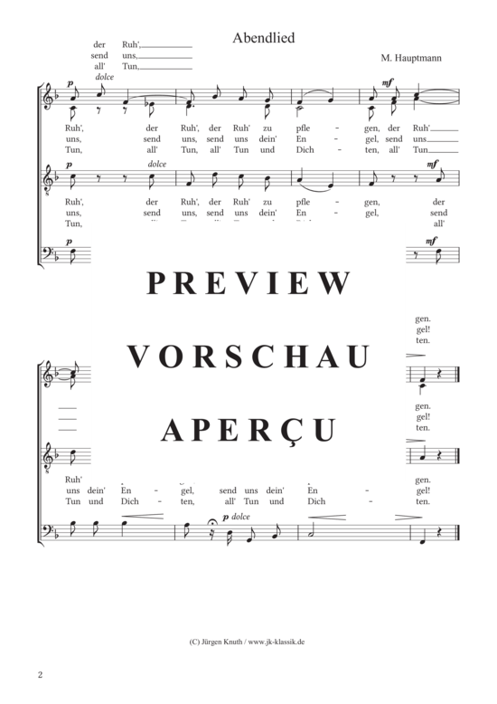 gallery: Abendlied Op.33.No.6 , , (Gemischter Chor)