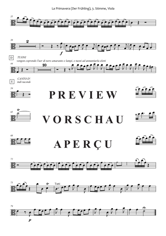 gallery: La Primavera (Der Frühling) , ,  1.Satz (Quintett flexible Besetzung)