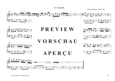 gallery: Orgelstücke (3 March, 1 Intrade, 3 Concert, 2 Aria, 1 Menuett+Trio) , ,  (Orgel/Cembalo/Klavier Solo)