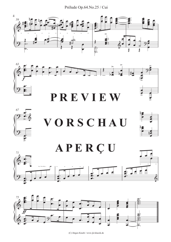 gallery: Prélude Op.64 No.25 , , (Klavier Solo)