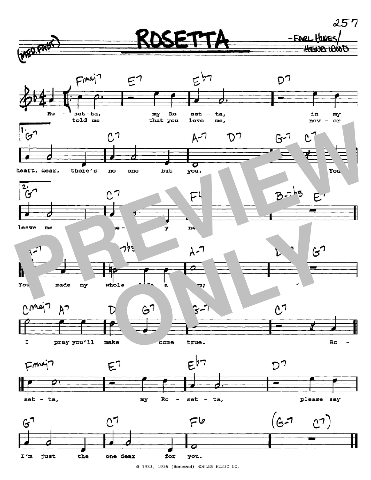 Rosetta - Online Noten von Earl Hines - smd-61019 | notendownload