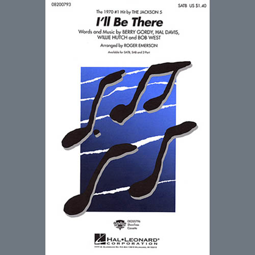 Product picture to: I'll Be There (arr. Roger Emerson)