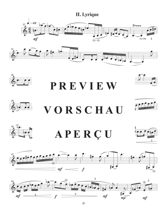 gallery: Three Euphonics for Solo Bass Clarinet , , (Bassklarinette Solo)