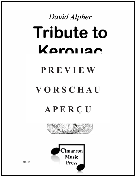 gallery: Tribute to Kerouac , , (Klarinette, Tenorsaxophon, Klavier und Kontrabass)