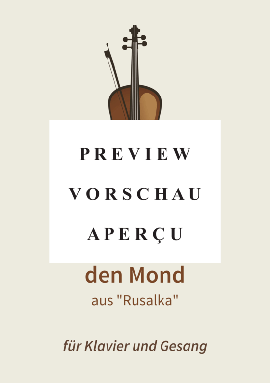 gallery: Rusalkas Lied an den Mond - aus Rusalka , , (Gesang + Klavier)