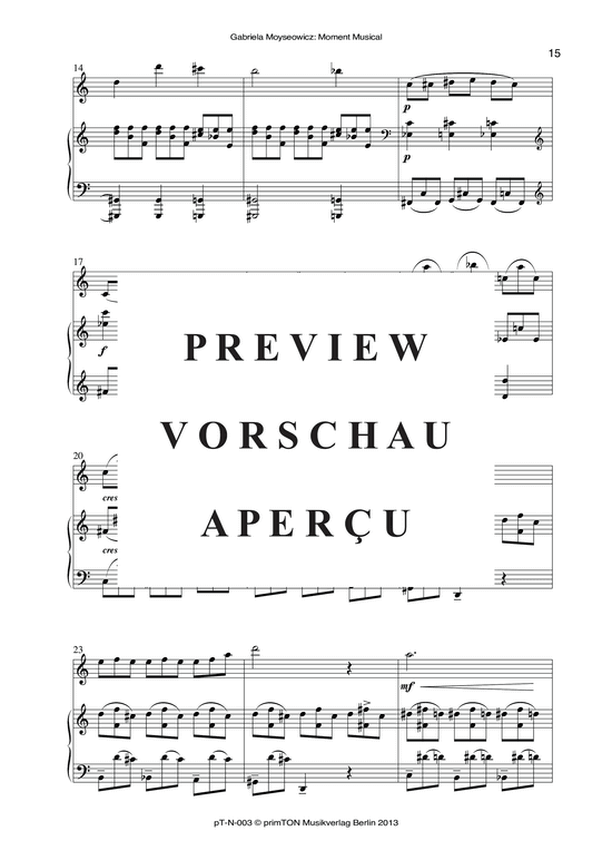 gallery: Fünf Kompositionen für Flöte und Klavier , , (Querflöte/Violine/Oboe + Klavier)