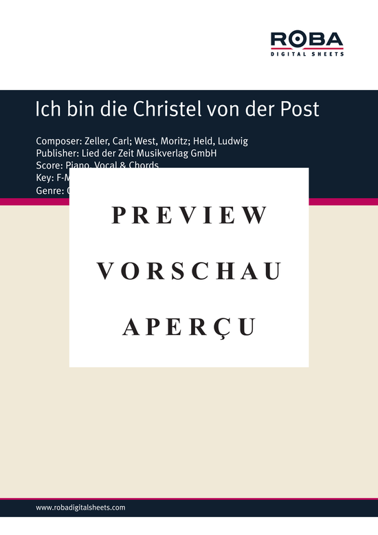 gallery: Ich bin die Christel von der Post , , (Klavier + Gesang)