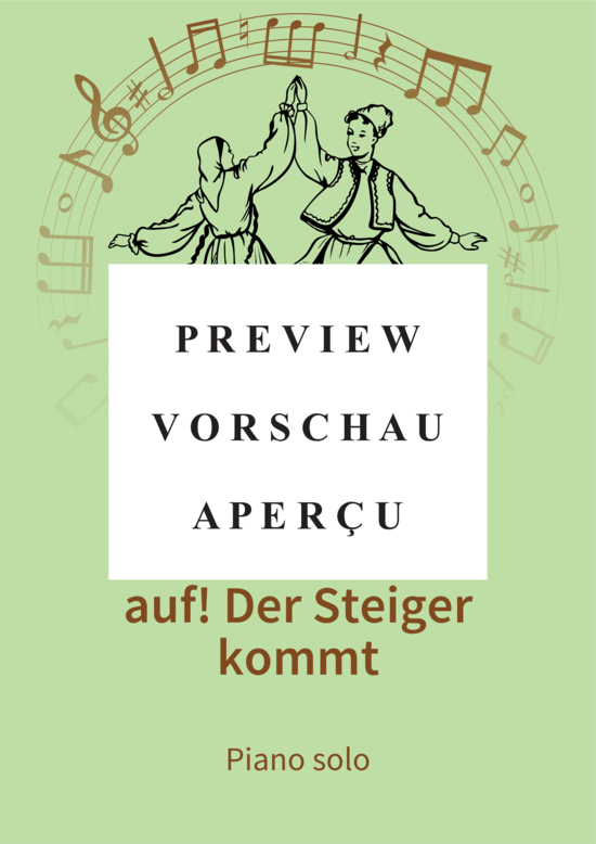 gallery: Glück auf, Glück auf! Der Steiger kommt , , (Klavier Solo)