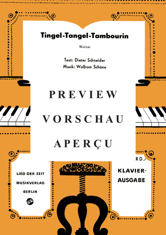 gallery: Tingel-Tangel-Tambourin , , (Klavier + unterlegter Text)