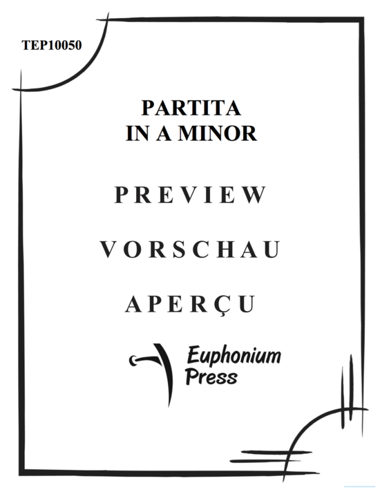 gallery: Partita in A Minor, BWV 1013 , , (Tuba Solo)