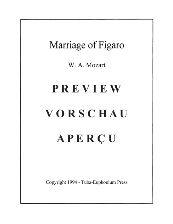 gallery: The Marriage of Figaro , , (Tuba Quartett EETT)