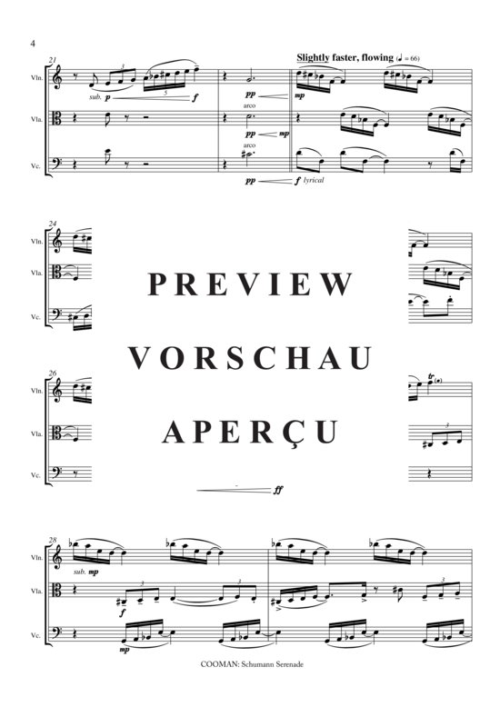 gallery: Schumann Serenade , , (Streicher Trio für Violine, Viola, Violoncello)