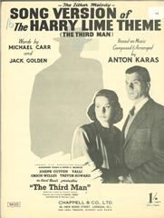 cover: The Harry Lime Theme (from 'The Third Man'), Anton Karas, Gesang, Gitarre, Klavier