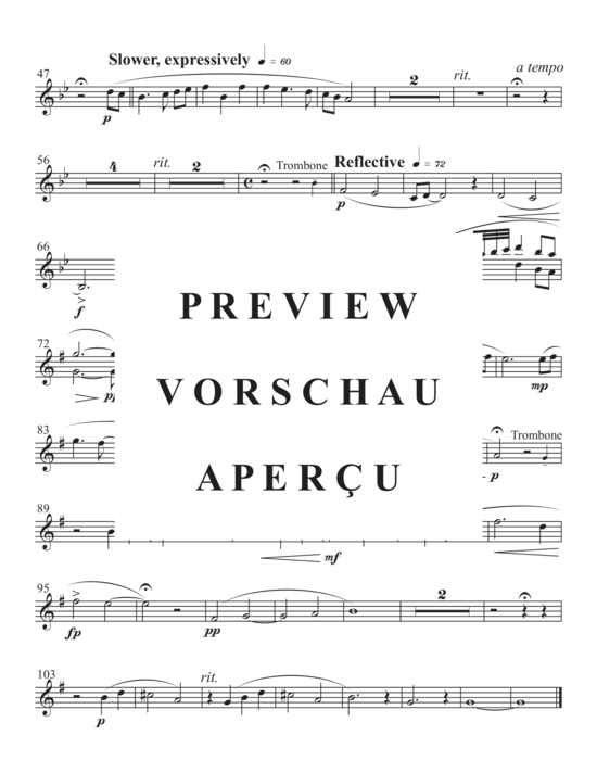 gallery: Reflections , , (Quartett für Horn in F, Posaune, Tuba + Piano)