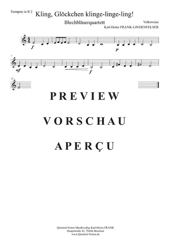 gallery: Kling Glöckchen Klingelingeling , , (Blechbläserquartett)