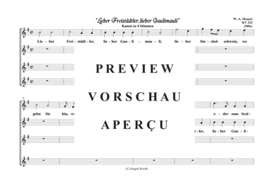 gallery: Lieber Freistädtler, lieber Gaulimauli , , (Kanon 4-stimmig)