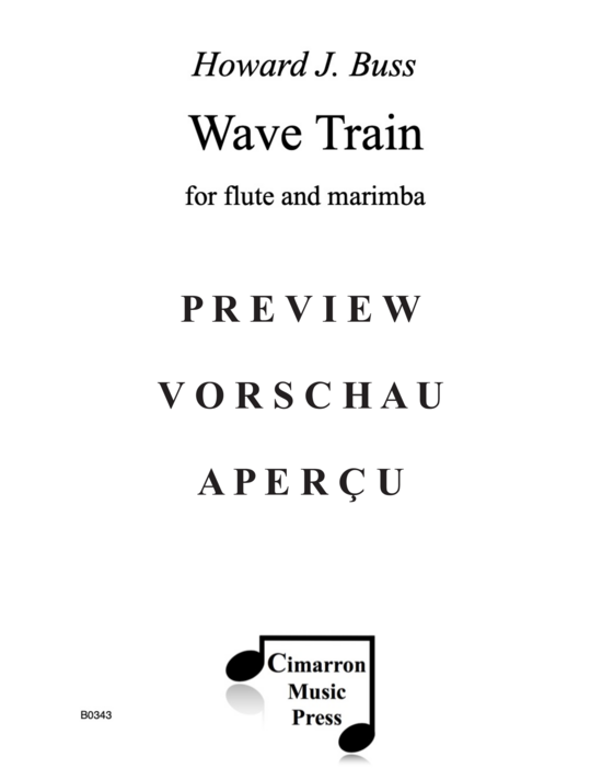 gallery: Wave Train , , (Flöte und Marimbaphon)