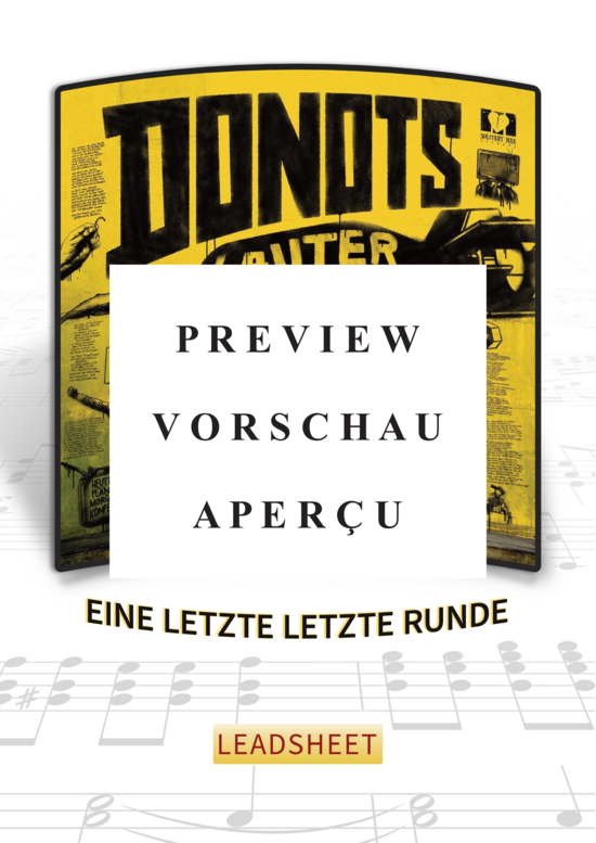 gallery: Eine letzte letzte Runde (Gesang + Akkorde) , Donots,  (Leadsheet)