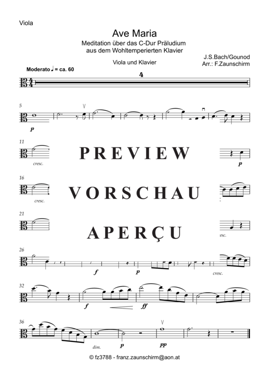 gallery: Ave Maria (Viola Solo + Klavier-Playback) , ,  (Viola + Klavier)
