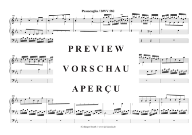 gallery: Passacaglia  c-moll BWV582 , , (Orgel Solo)