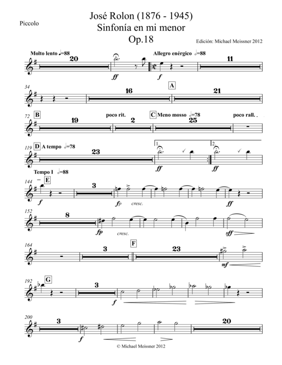 Sinfonia op. 18 