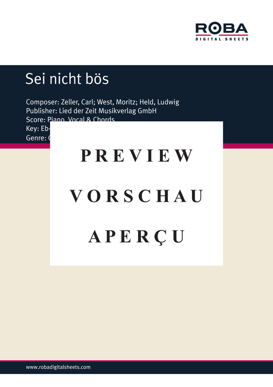 gallery: Sei nicht bös , , (Akkordeon)