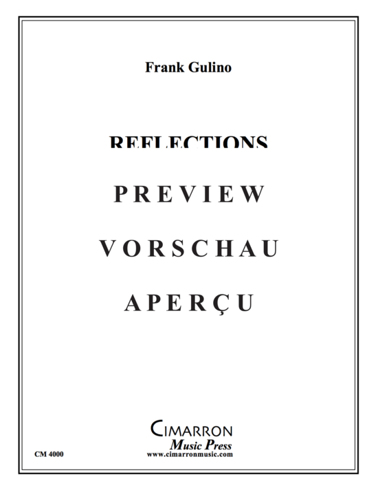 gallery: Reflections , , (Quartett für Horn in F, Posaune, Tuba + Piano)