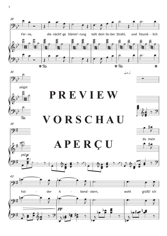 gallery: O! du mein holder Abendstern - aus der Oper Tannhäuser und der Sängerkrieg auf Wartburg , , (Gesang + Klavier)