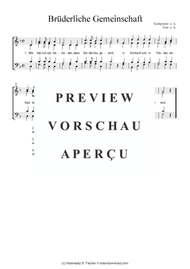 gallery: Brüderliche Gemeinschaft , , (Gemischter Chor)