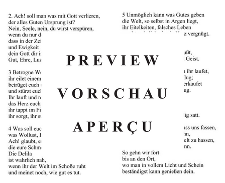 gallery: Beglückter Stand getreuer Seelen (BWV 442) , ,  (Gemischter Chor)