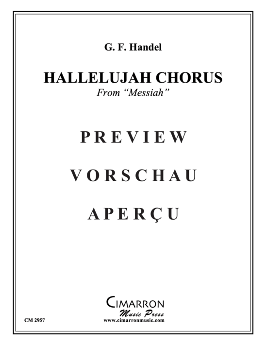 gallery: Hallelujah Chorus , , (Trompeten-Quartett)