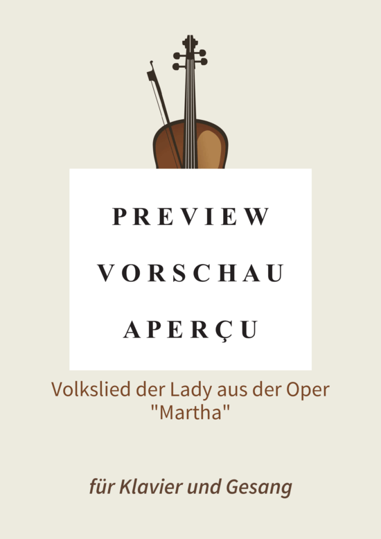 gallery: Letzte Rose - Volkslied der Lady aus der Oper Martha , , (Gesang + Klavier)