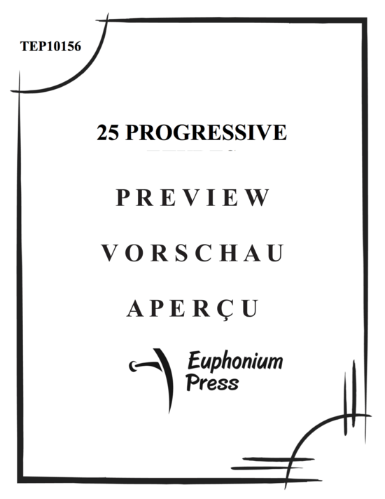 gallery: 25 Progressive Euphonium Etudes , , (Euphonium Solo)